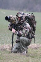 En mode camouflage